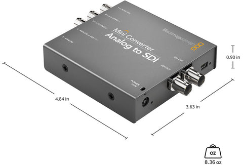 Blackmagic Mini Converter Analog to SDI 2 - Photo-Video - Blackmagic - Helix Camera 