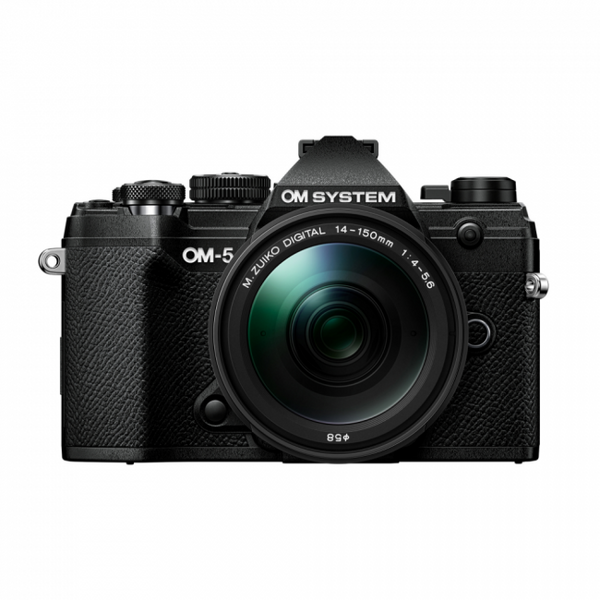 OM System OM-5 Mirrorless Camera with 12-45mm f/4.0 (Black) - Helix Camera 