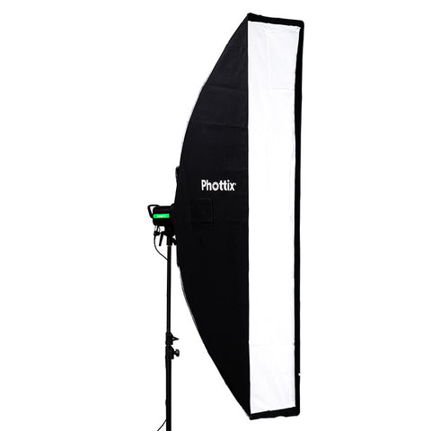 Phottix Solas Strip Softbox with Grid 16"x71" - Lighting-Studio - Phottix - Helix Camera 