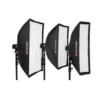 Norman STSB1036 10"x36" rectangular "Pop-Up" softbox w/ inner and outer diffusion panels - Lighting-Studio - Norman - Helix Camera 