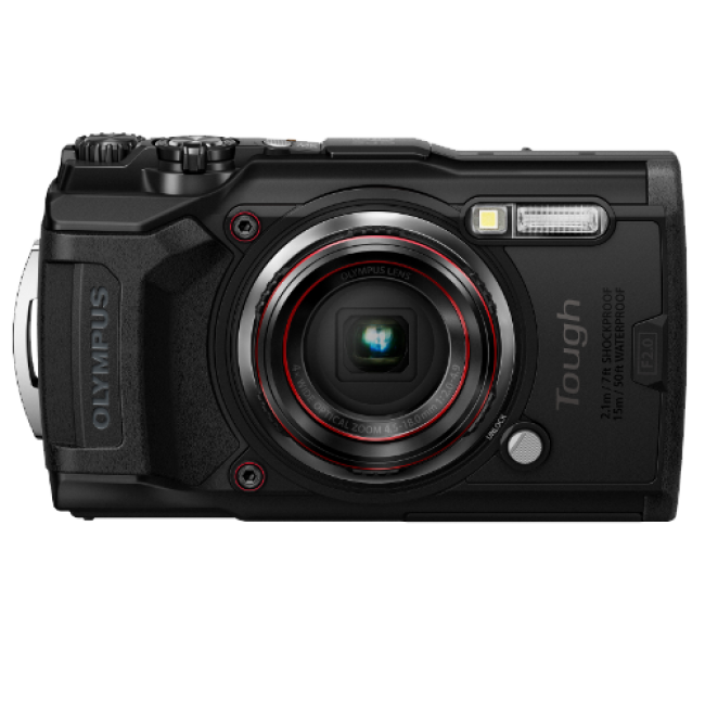 Olympus Stylus Tough TG-6 Digital Camera - Black - Photo-Video - Olympus - Helix Camera 