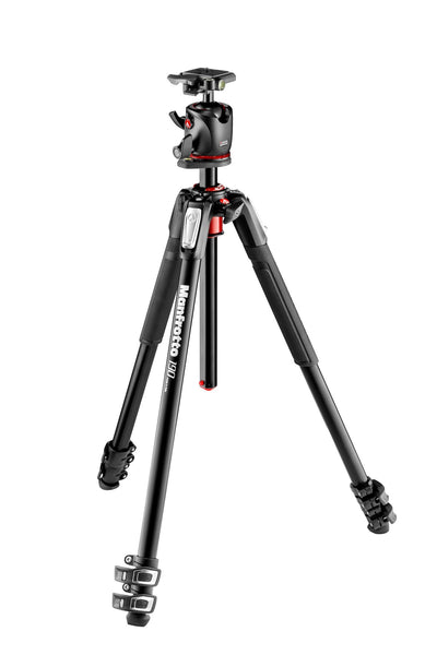 Manfrotto 190 Aluminium 3-Section Tripod and XPRO Ball Head - Photo-Video - Manfrotto - Helix Camera 