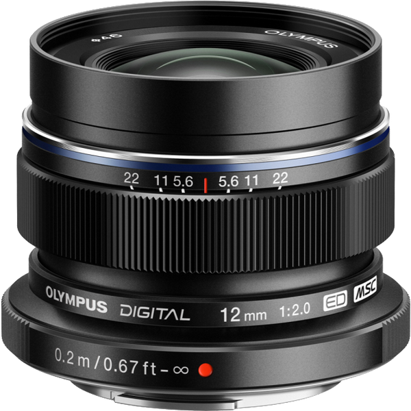 Olympus M.Zuiko Digital ED 12mm f2.0 - Black - Photo-Video - Olympus - Helix Camera 