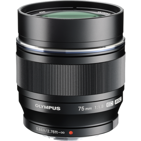 Olympus M.Zuiko Digital ED 75mm f1.8 - Black - Photo-Video - Olympus - Helix Camera 