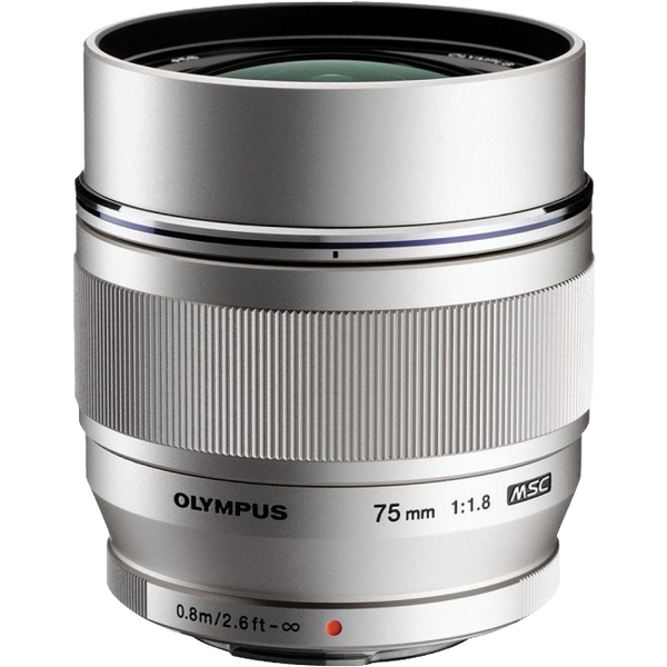 Olympus M.Zuiko Digital ED 75mm f1.8 - Silver - Photo-Video - Olympus - Helix Camera 