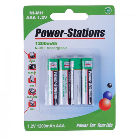 Volta Power-Stations Ni-MH 1200mAh AAA Rechargeable Batteries (4-pack) - Lighting-Studio - Volta - Helix Camera 